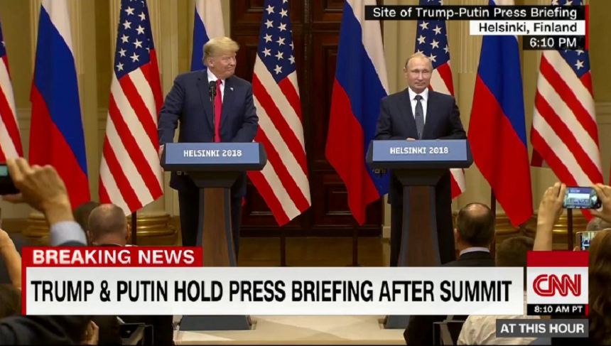 Putin spune că Trump a ridicat, la summitul de la Helsinki, problema amestecului rus în alegerile din SUA 