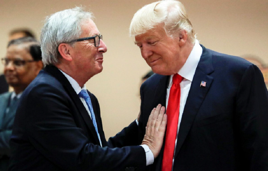 Juncker se întâlneşte cu Trump la Casa Albă, pe 25 iulie, pentru a dezamorsa războiul comercial între UE şi SUA