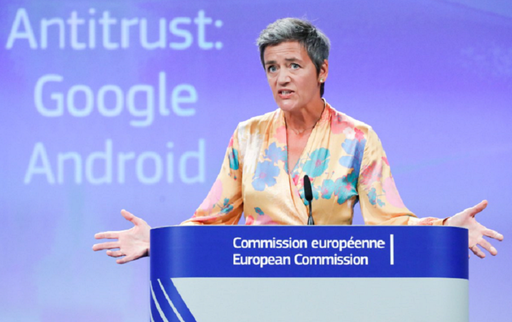 UE aplică Google o amendă-record de 4,34 de miliarde de euro pentru că a abuzat de poziţia dominantă a Android pentru a-şi impune hegemonia serviciului de căutare online