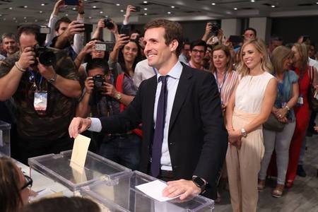 Pablo Casado, noul preşedinte al Partidului Popular din Spania