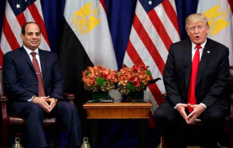 Trump deblochează un ajutor militar destinat Egiptului, blocat de Obama