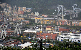 Cel puţin 11 morţi în urma surpării viaductului rutier la Genova