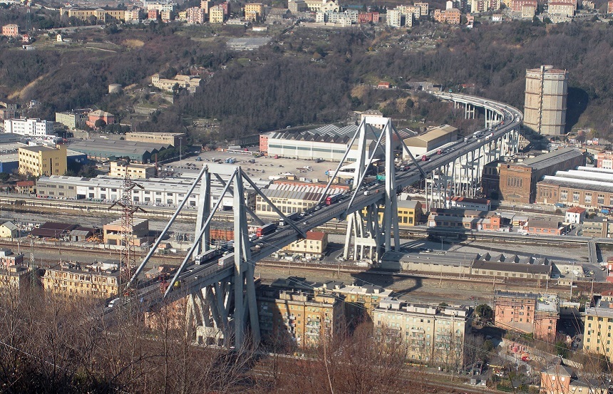 Viaductul de la Genova, o ”lucrare excepţională”, neadaptată traficului actual, declară o profesoară de la Roma într-un interviu pentru AFP