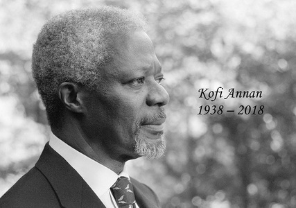 Fostul secretar general al ONU Kofi Annan a murit

