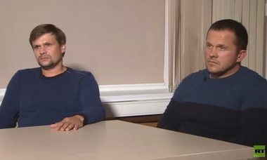 Cei doi ruşi suspectaţi că l-au otrăvit pe Sergei Skripal susţin că se aflau în Salisbury ca turişti pentru a vizita catedrala din oraş

