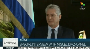 Cuba, hotărât comunistă şi fermă în faţa SUA, promite Diaz-Canel