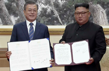 UPDATE - Kim Jong Un anunţă că va vizita Seulul ”într-un viitor apropiat”; Moon Jae-in anunţă că Nordul a acceptat să-şi închidă instalaţiile de la Sohae, Tongchang-ri şi, cu condiţii, de la Yongbyon