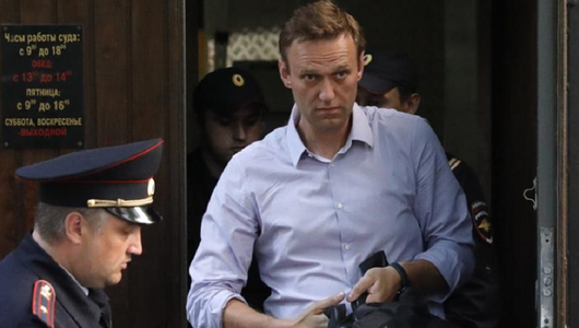 Alexei Navalnîi, liderul opoziţiei din Rusia, a fost arestat din nou


