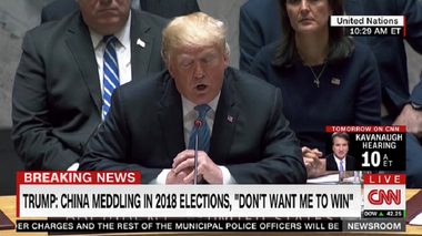 UPDATE Trump acuză China, în Consiliul de Securitate al ONU, de amestec în alegerile americane din noiembrie