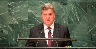 Preşedintele Gjorge Ivanov îndeamnă, la ONU, la boicotarea referendumului pe tema schimbării numelui FYROM în ”Republica Macedonia de Nord”