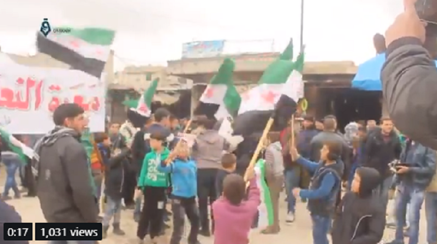 Manifestaţii, sub steaguri ale revoluţiei siriene şi Turciei, în provinciile siriene Idleb şi Alep, în favoarea eliberării deţinuţilor din temniţele regimului al-Assad