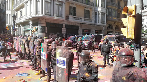 Ciocniri între poliţie şi separatişti la Barcelona