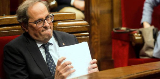 Preşedintele separatist Quim Torra îi cere lui Sanchez să-i accepte ca mediatori pe Putin, Xi sau Trump, dar nu şi Macron