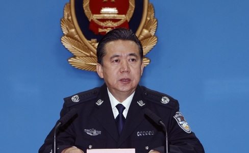 China a anunţat că Meng Hongwei a fost reţinut şi este anchetat, fiind suspectat de încălcări ale legislaţiei
