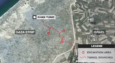 Israelul distruge un tunel de 200 de metri lungime dinspre Fâşia Gaza, VIDEO
