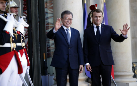 Macron exclude ”în acest stadiu” o restabilire a relaţiilor diplomatice cu Coreea de Nord
