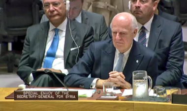 Emisarul ONU pentru Siria Staffan de Mistura pleacă din funcţie la sfârşitul lui noiembrie şi efectuează o vizită la Damasc săptămâna viitoare