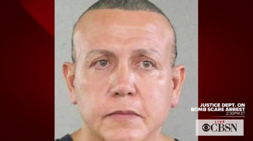 AP: Cesar Sayoc, în vârstă de 56 de ani, din Aventura, în Florida, reţinut în legătură cu valul de bombe trimise prin poştă în SUA