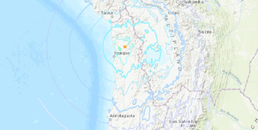 Cutremur de magnitudinea 6,2 în Chile, resimţit până la la frontiera cu Peru şi Bolivia