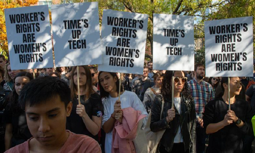 Mii de angajaţi Google în grevă, în întreaga lume, în semn de protest faţă de modul de gestionare a hărţuirii sexuale