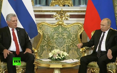 Putin îl primeşte la Kremlin pe Miguel Diaz-Canel în cadrul primei sale vizite în Rusia în calitate de preşedinte cubanez