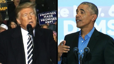 Trump îşi aruncă toate forţele în bătălie cu o zi înaintea alegerilor legislative considerate un referendum asupra persoanei sale