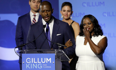 Democratul Andrew Gillum, care spera să devină primul guvernator de culoare al Floridei, îşi recunoaşte înfrângerea în faţa republicanului Ron DeSantis