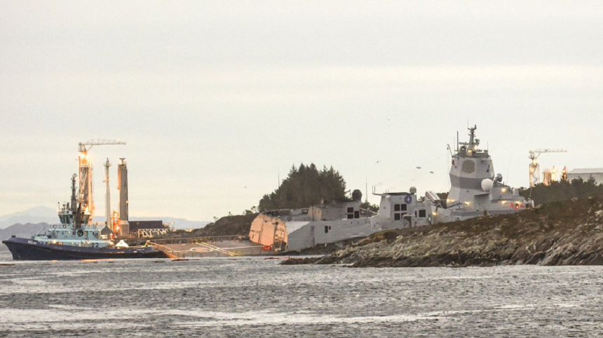 Opt răniţi în fiordul norvegian Hjeltefjord, în urma unei coliziuni între petrolierul maltez Sola TS şi fregata norvegiană KNM Helge Ingstad, care se întorcea de la exerciţiul NATO Trident Juncture