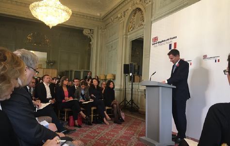 Londra, optimistă cu privire la un acord privind Brexitul, dar nu imediat, afirmă Jeremy Hunt într-un discurs la Ambasada M.Britanii în Franţa