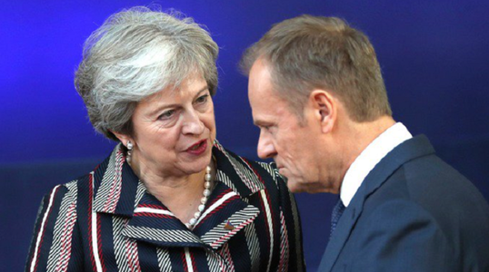 Uniunea Europeană şi M.Britanie au ajuns la un acord asupra proiectului unei declaraţii privind relaţiile post-Brexit, anunţă Tusk