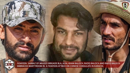 Atac la consulatul Chinei din Pakistan; patru persoane au murit

