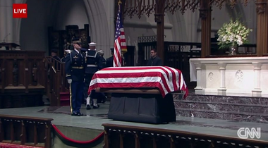 Ultimul adio al lui George H.W. Bush la Houston