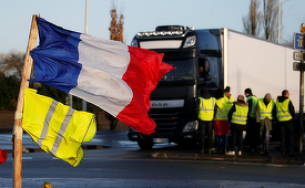 O ”vestă galbenă”, un tânăr în vârstă de 23 de ani, ucis la Avignon de un camion condus de un polonez, a şasea moarte în marja mişcării