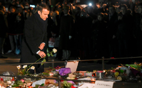 Strasbourgul, consolat de Macron în urma atentatului jihadist soldat cu patru morţi