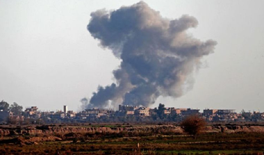 Moschee folosită pe post de centru de comandament de Daesh în Siria, distrusă de coaliţia antijihadistă