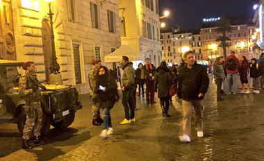 Măsuri de securitate consolidate în Ajunul Crăciunului la Roma şi Vatican, înaintea slujbei de Crăciun a Papei de luni seara