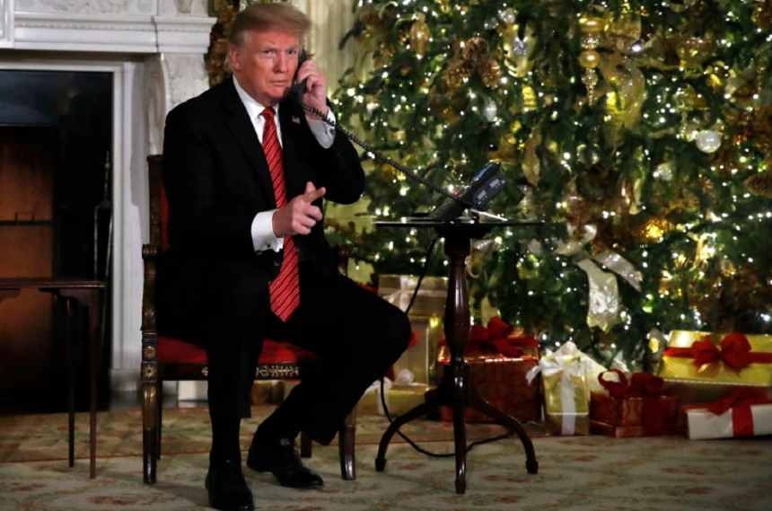 Collman Lloyd, fata în vârstă de şapte ani care a vorbit cu Trump de Crăciun, nu a fost traumatizată şi crede în continuare în Moş Crăciun