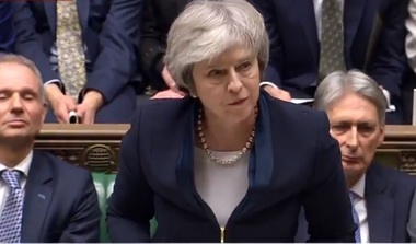 Moţiune de cenzură împotriva Guvernului May miercuri, în urma respingerii acordului Brexitului