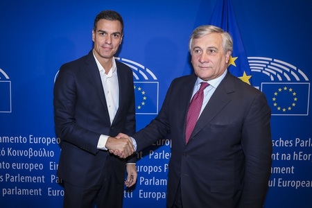 Prim-ministrul spaniol Pedro Sánchez, la Strasbourg: Brexitul este o nenorocire pentru toată lumea. Pentru ca Europa să protejeze trebuie să o protejăm la rândul nostru