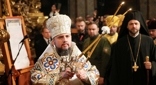 Epifaniu I întronizat la conducerea Bisericii Ortodoxe Ucrainene