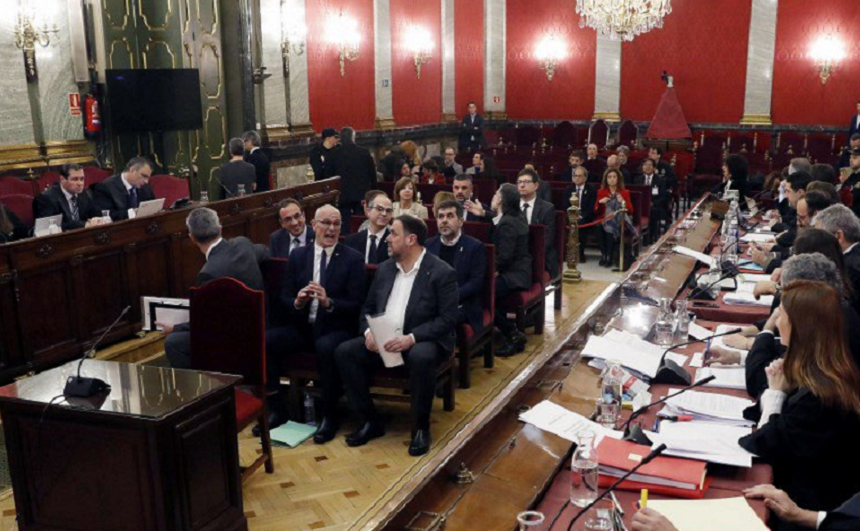 Procesul istoric al liderilor separatişti catalani la Tribunalul Suprem a început