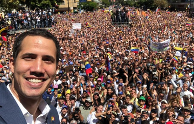 Ajutorul umanitar american urmează să intre în Venezuela la 23 februarie, anunţă Guaido la manifestaţia opoziţiei
