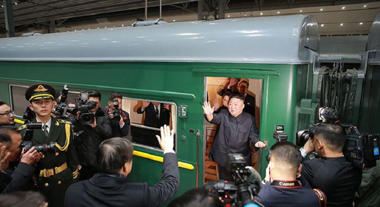 Kim se duce cu trenul la summitul cu Trump