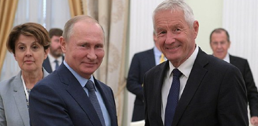 Rămânerea Rusiei în cadrul Consiliului Europei, o garanţie împotriva ”fake news”, apreciază secretarul general al CoE Thorbjørn Jagland la o conferinţă pe tema inteligenţei artificiale la Helsinki