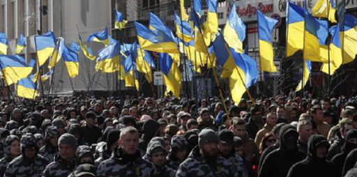Manifestaţie naţionalistă la Kiev împotriva corupţiei 