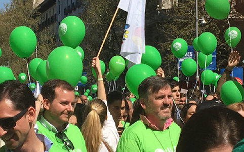 Mii de persoane manifestează la Madrid împotriva avortului
