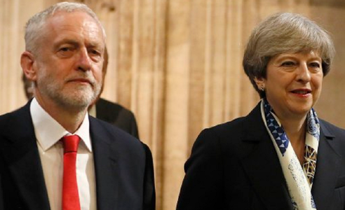 Theresa May şi Jeremy Corbyn anunţă că au avut discuţii „constructive”