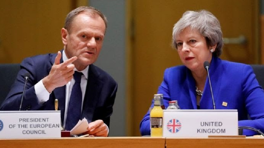 Tusk propune Londrei o amânare ”flexibilă”, de 12 luni, a datei Brexitului