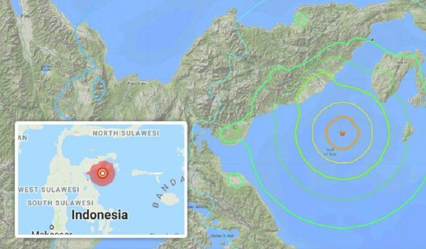 Un cutremur de magnitudinea 6,8 în Indonezia declanşează o alertă de tsunami şi provoacă panică