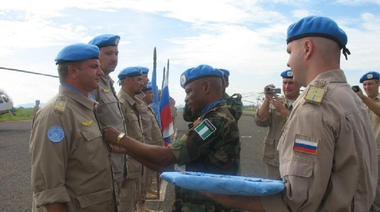 Moscova consolidează contingentul MINUSCA în Republica Centrafricană